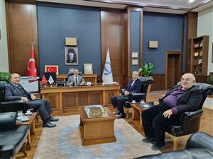 Yaşar, Palta ve Baykan’dan Prof. Arıbaş’a Tebrik Ziyareti